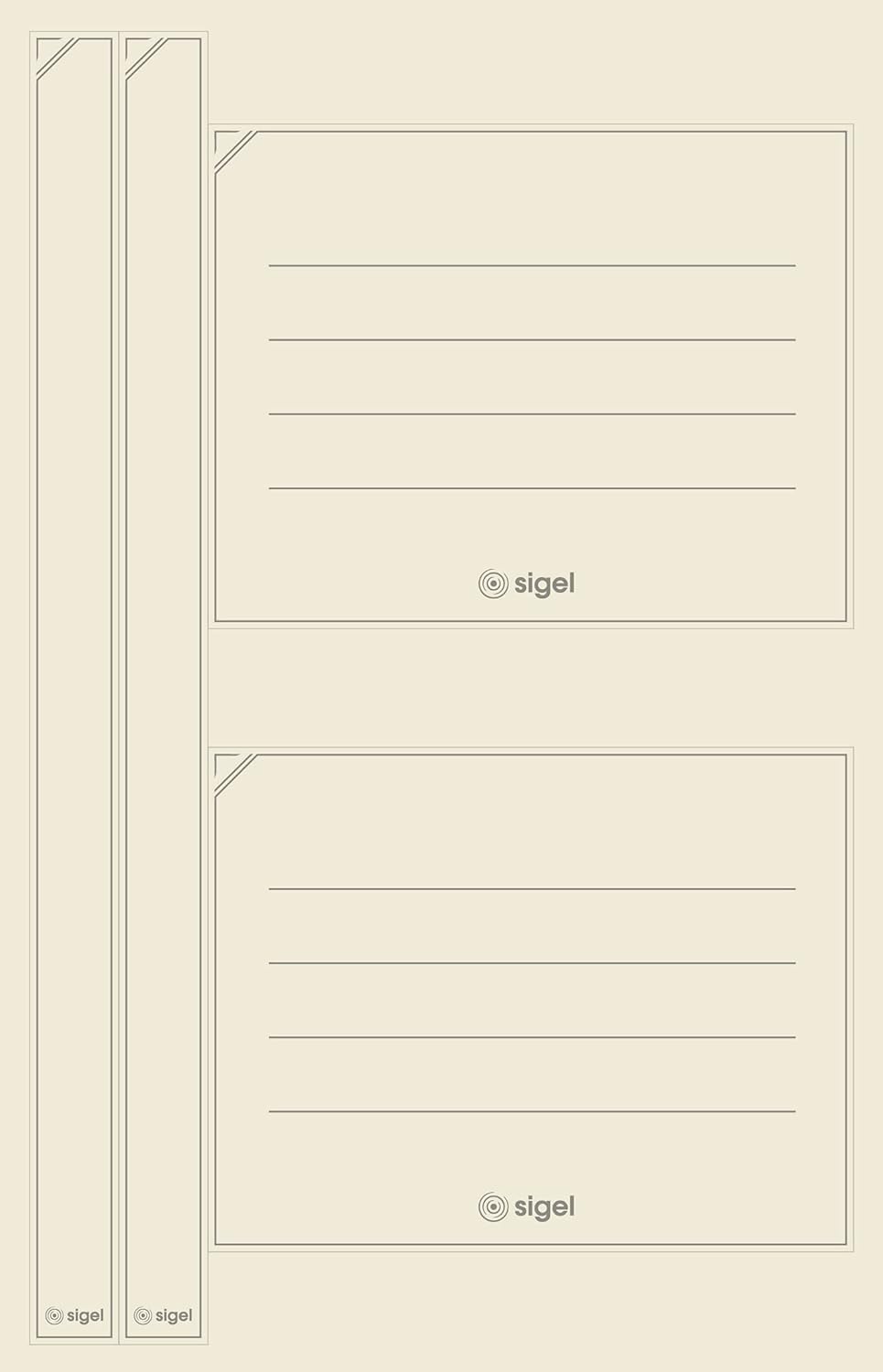 SIGEL CO116 Premium Notizbuch liniert, A4+, Hardcover, schwarz - Conceptum A4+ liniert schwarz, A4+