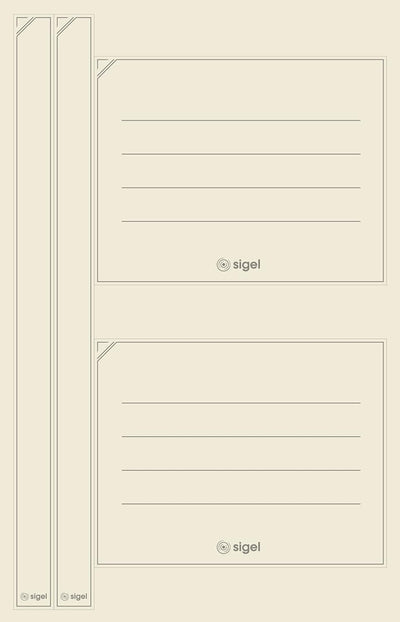 SIGEL CO116 Premium Notizbuch liniert, A4+, Hardcover, schwarz - Conceptum A4+ liniert schwarz, A4+