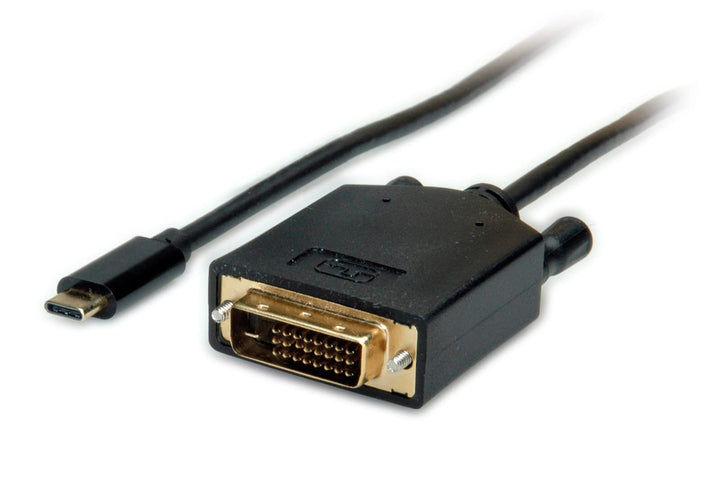 VALUE USB Typ C - DVI Adapterkabel, ST/ST, 1 m, 1 m