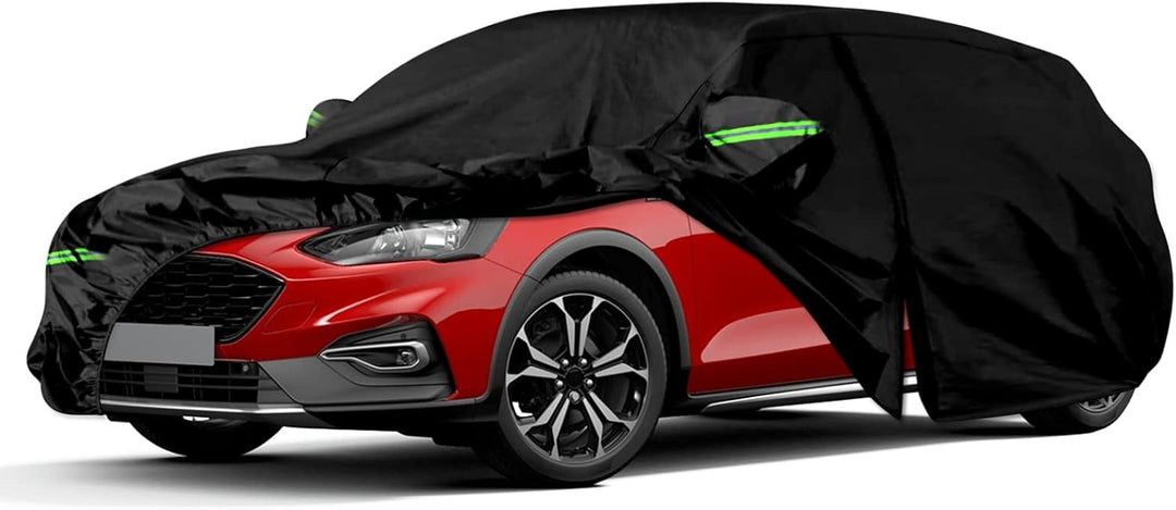 Auto Abdeckung Vollgarage Passend für Ford Focus 2010-2022, Auto Abdeckplane Wasserdicht Atmungsakti