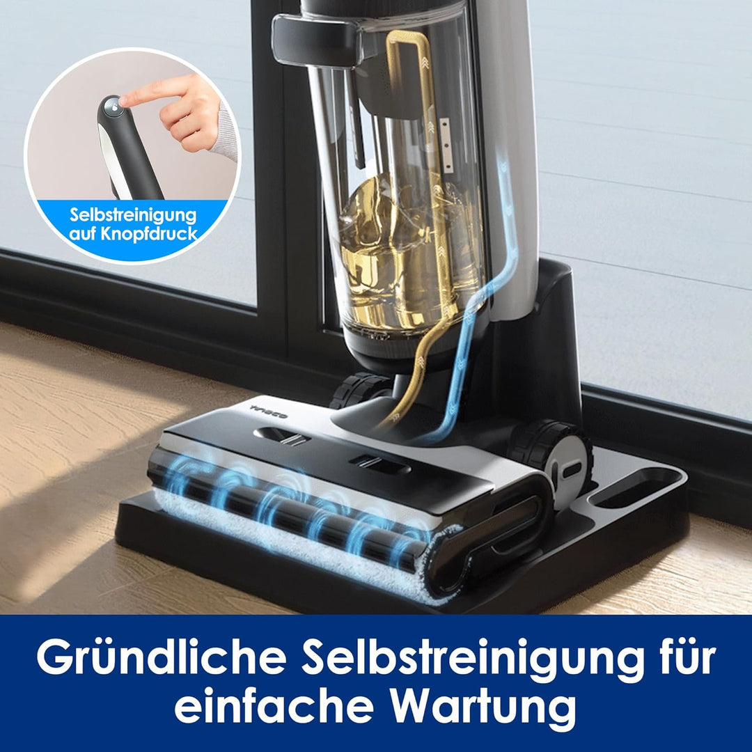 Tineco Ersatz-Bürstenrolle für Bodenreiniger, Beseitigt Nasse und Trockene Verschmutzungen, Geeignet