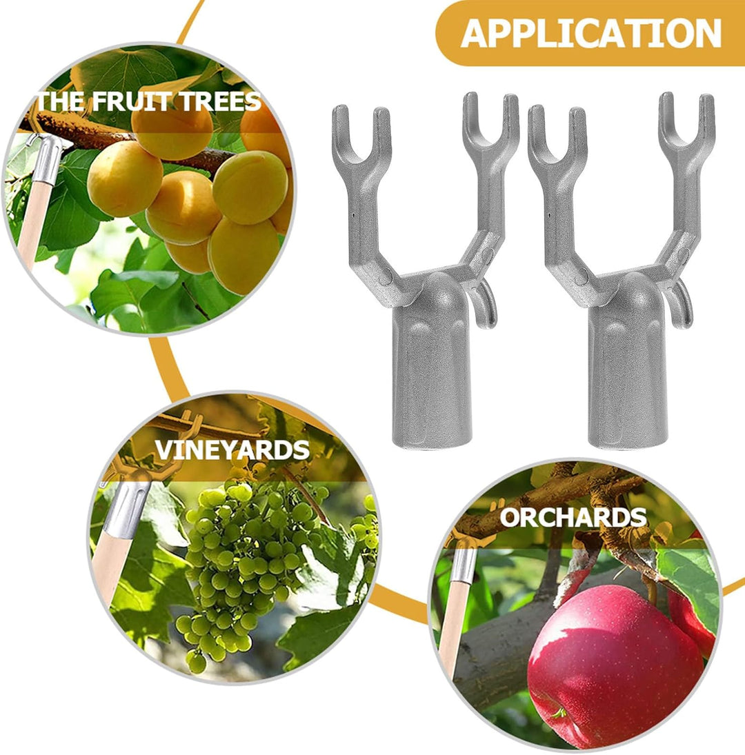 Yardwe 12 Stück Aststopfen Obstbaum Aststütze Baumständer Baumhalter Stützklammer Aluminiumlegierung