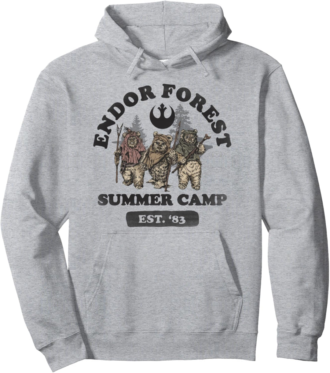 Star Wars Ewok In Forest Summer Camp Pullover Hoodie
