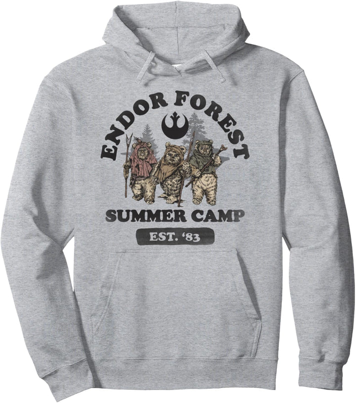 Star Wars Ewok In Forest Summer Camp Pullover Hoodie