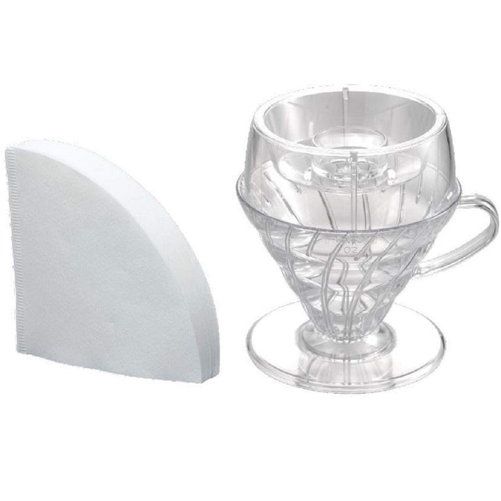 Hario V60 Tropfhilfe-Set, 02 klar, PDA-1524-T, 140ml