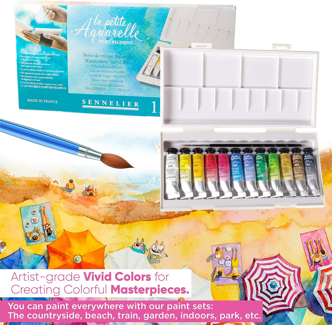 Sennelier La Petite Aquarelle 12 10Ml Tubes