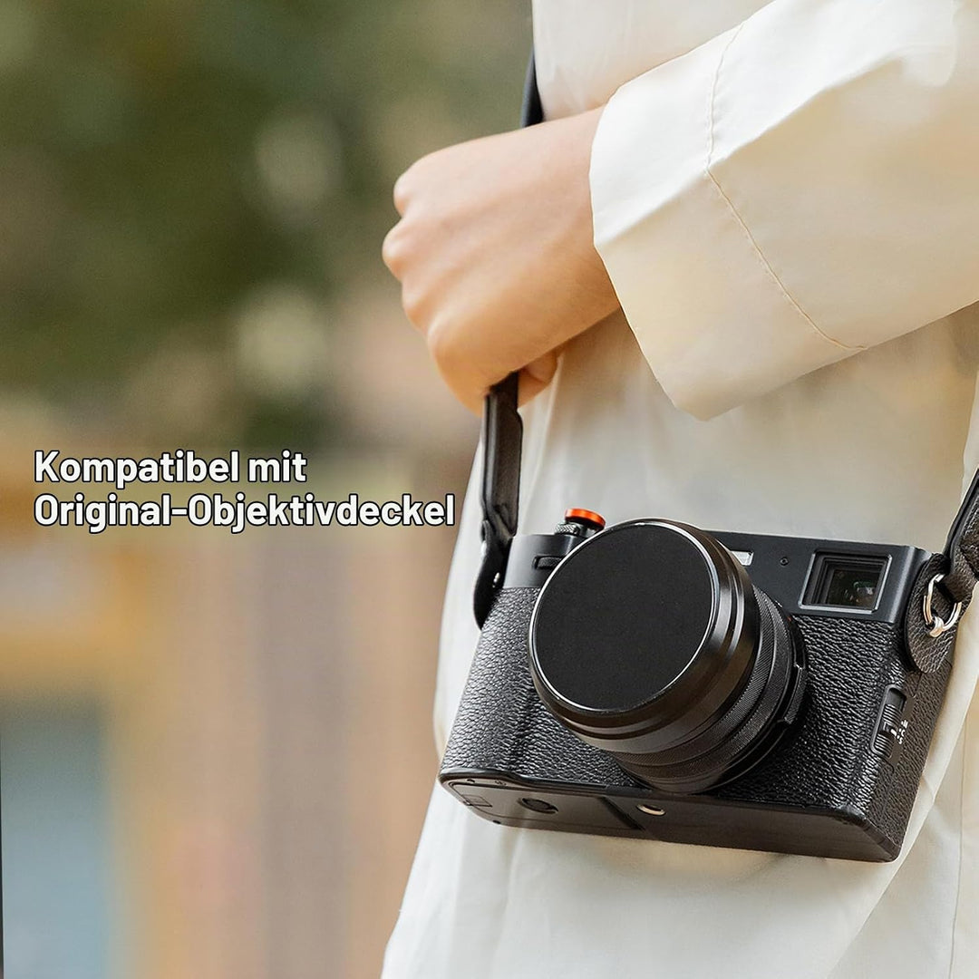 SMALLRIG UV-Filter mit Gegenlichtblende für FUJIFILM X100VI / X100V, UV-Filter mit 99% Lichtdurchläs