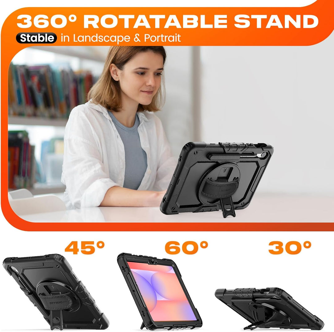 SEYMAC stock Hülle für Samsung Galaxy Tab S10 Lite/S10 FE/S9 FE 10,9 Zoll /S9 11 Zoll, Stossfeste Hü