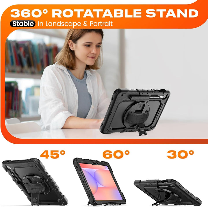 SEYMAC stock Hülle für Samsung Galaxy Tab S10 Lite/S10 FE/S9 FE 10,9 Zoll /S9 11 Zoll, Stossfeste Hü