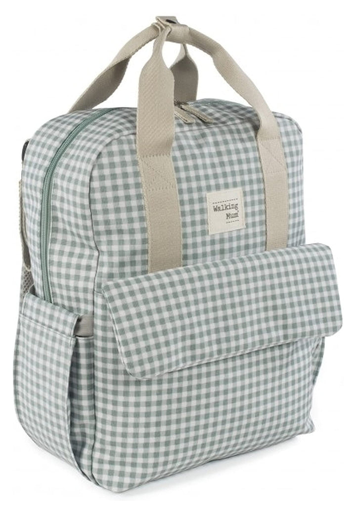 Walking Mum. I Love Vichy Wickeltasche für Kinderwagen, vielseitig einsetzbar, mit kurzen Griffen un