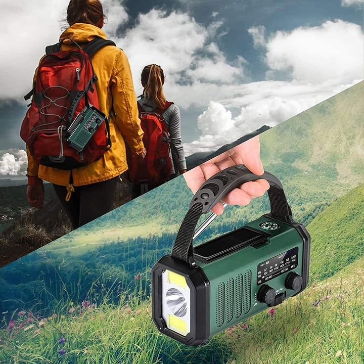 TKMARS Radio Batteriebetrieben Notfall 20000mah Solar Radio FM/AM Outdoor Radio Notfallradio Mit Kur