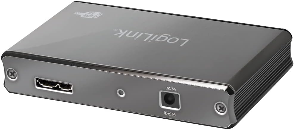 LogiLink UA0282 USB 3.0 Hub 4-Port mit ?berstromschutz schwarz/Aluminum
