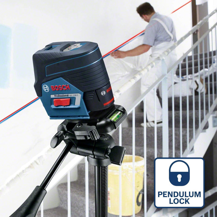 Bosch Professional 12V System Kreuzlinienlaser GCL 2-50 C (Ohne Akku und Ladegerät, roter Laser, Inn