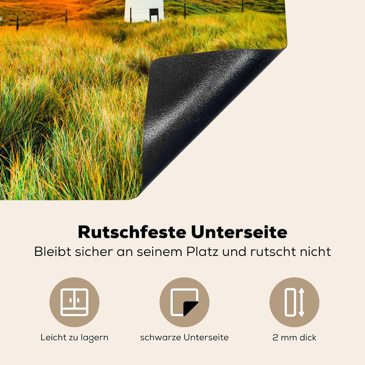 Herdabdeckplatte Einteilig Herdabdeckung Abdeckplatte für Ceranfeld Abdeckung Induktionskochfeld Auf