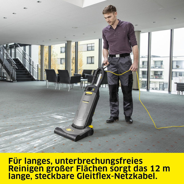 Kärcher Teppichbürstsauger CV 38/2 ADV, 20kPa Vakuum, 850 Watt Nennleistung, 38 cm Arbeitsbreite, 5,