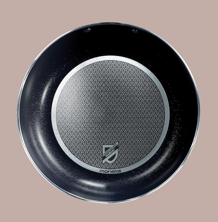 Moneta Rosegold Diamant Wok 28 cm, Aluminium, Edelstahl