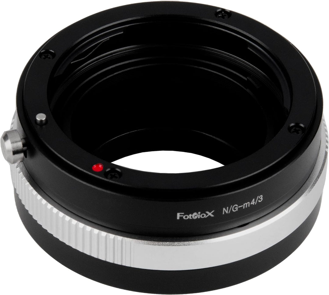 Fotodiox Lens Mount Adapter Compatible with Nikon F-Mount G-Type Lenses on Micro Four Thirds Mount C