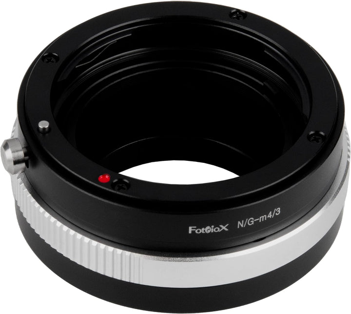 Fotodiox Lens Mount Adapter Compatible with Nikon F-Mount G-Type Lenses on Micro Four Thirds Mount C