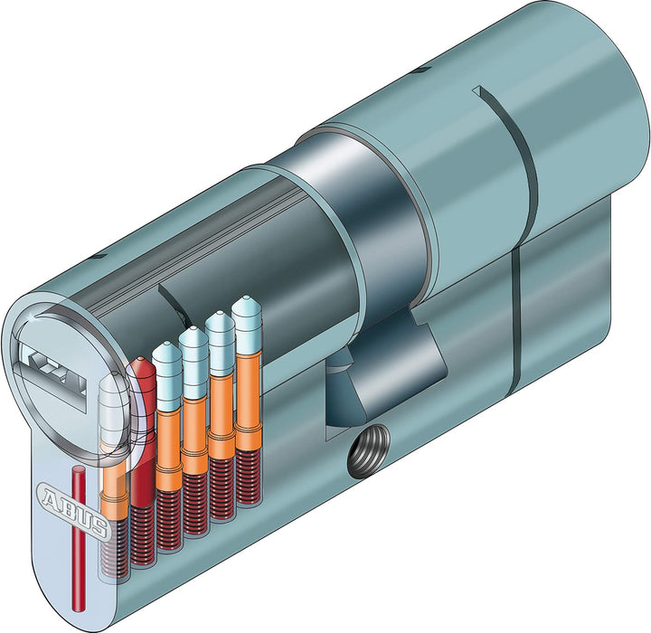 ABUS Zylinder KD6PSN Z30/K40 BKN 30+40 Vernickeltes Messing, 30+40 Vernickeltes Messing