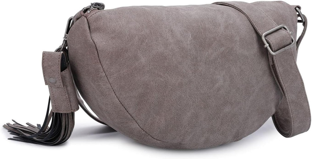 Fritzi aus Preussen Damen Lipstick03 Jakx Cross Bag, Einheitsgrösse Basalt, Basalt