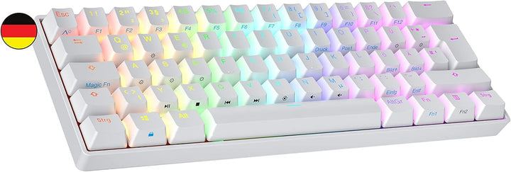 Ranked N60 Nova Mechanische 60 Prozent Tastatur | Hotswap Gaming Keyboard | 62 Programmierbare Taste