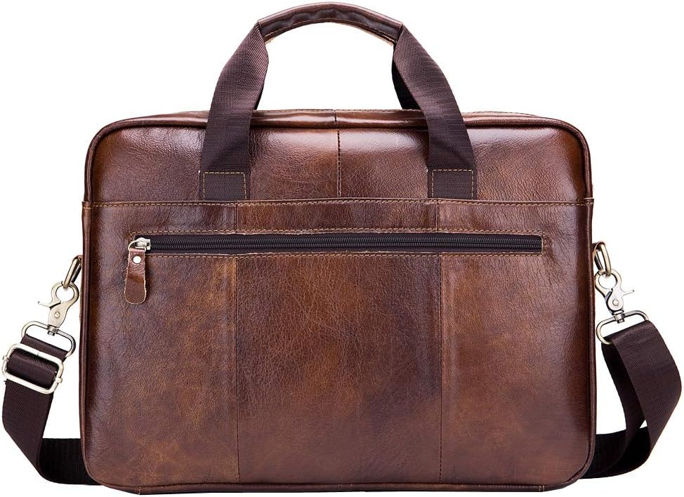 Umhängetasche aus Leder Schulter Crossbody Reisetasche für Herren Frauen 