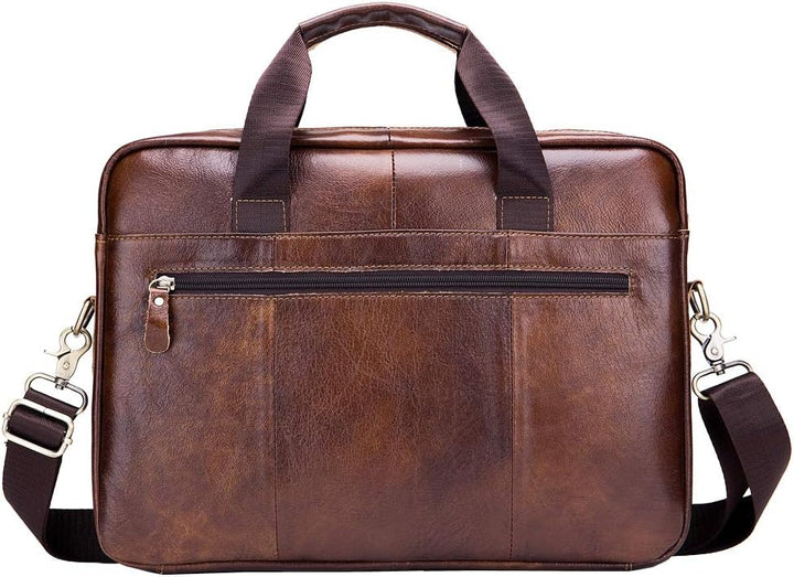 Umhängetasche aus Leder Schulter Crossbody Reisetasche für Herren Frauen 