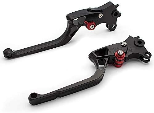 FXCNC Racing FXCNC-FLCB-002 Kawasaki Vulcan 500/800/900 Black Lever With Red Adjuster, Kawasaki Vulc