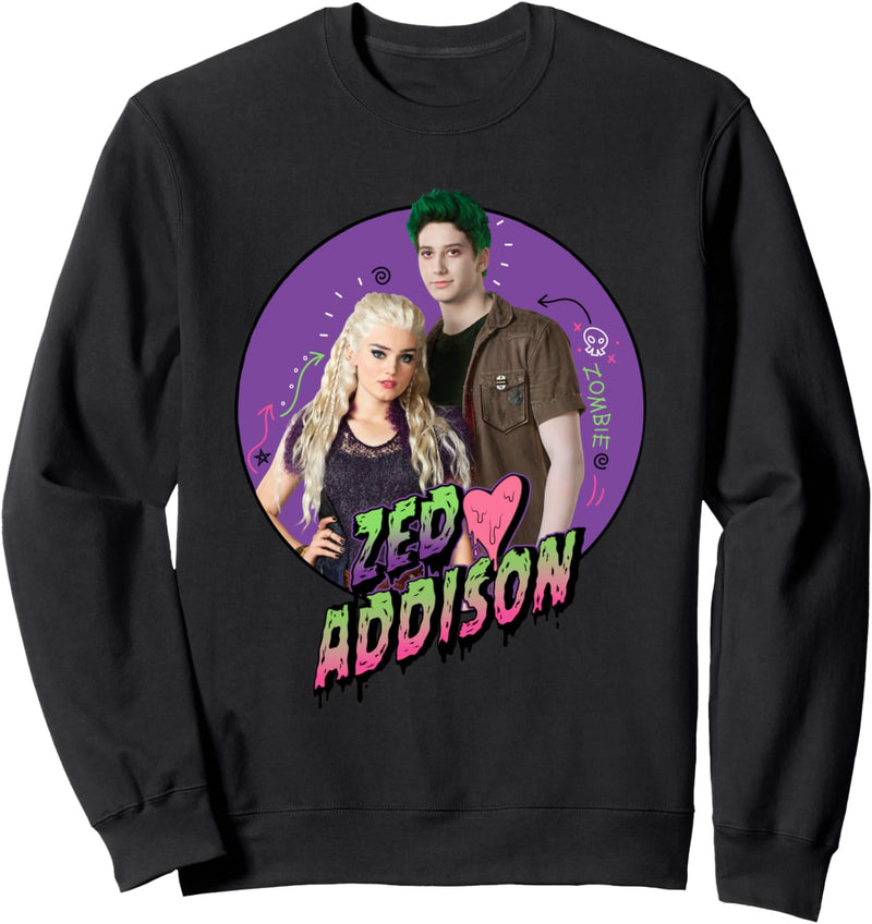 Disney Channel Zombies 2 Zed and Addison Love Sweatshirt