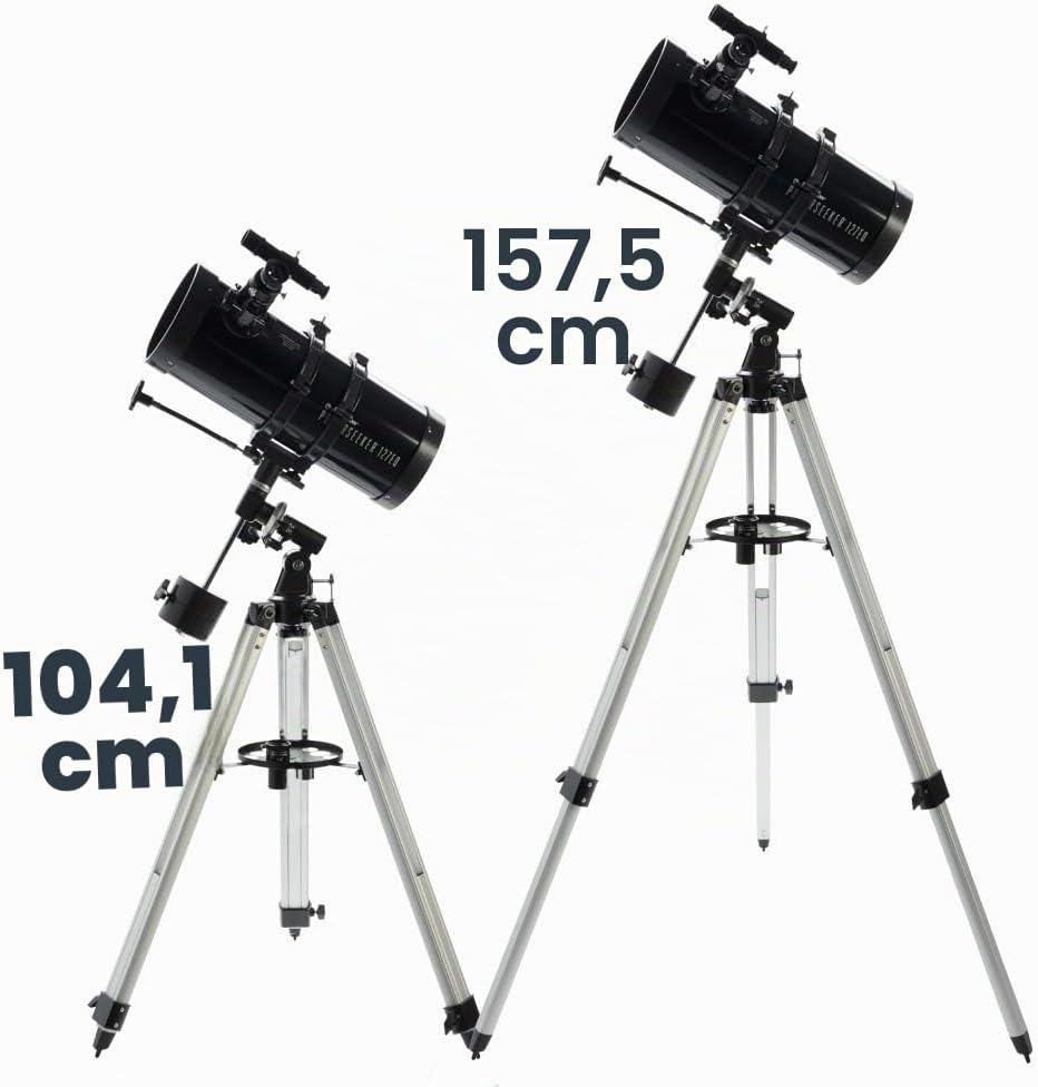 Celestron 21049 PowerSeeker 127EQ Spiegelteleskop, Schwarz PowerSeeker 127EQ Reflektor, PowerSeeker