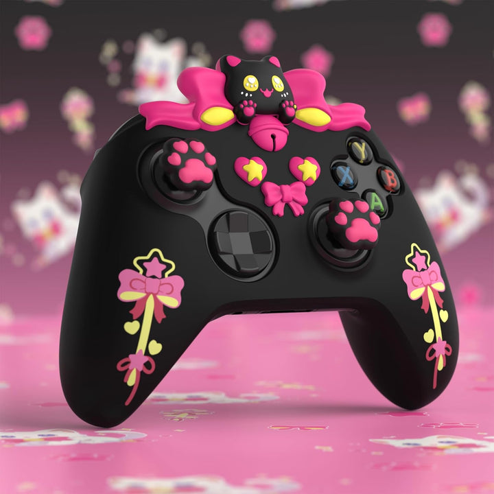 PlayVital Cute Schutzhülle für Xbox Series X/S Controller, rutschfeste Silikon Hülle Case Zubehör fü