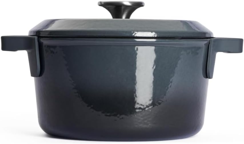 Woll Iron Gusstopf mit Deckel und Silikongriffen - Induktiv -, Ø 20 cm, 11 cm hoch, 2,8l - Geeignet