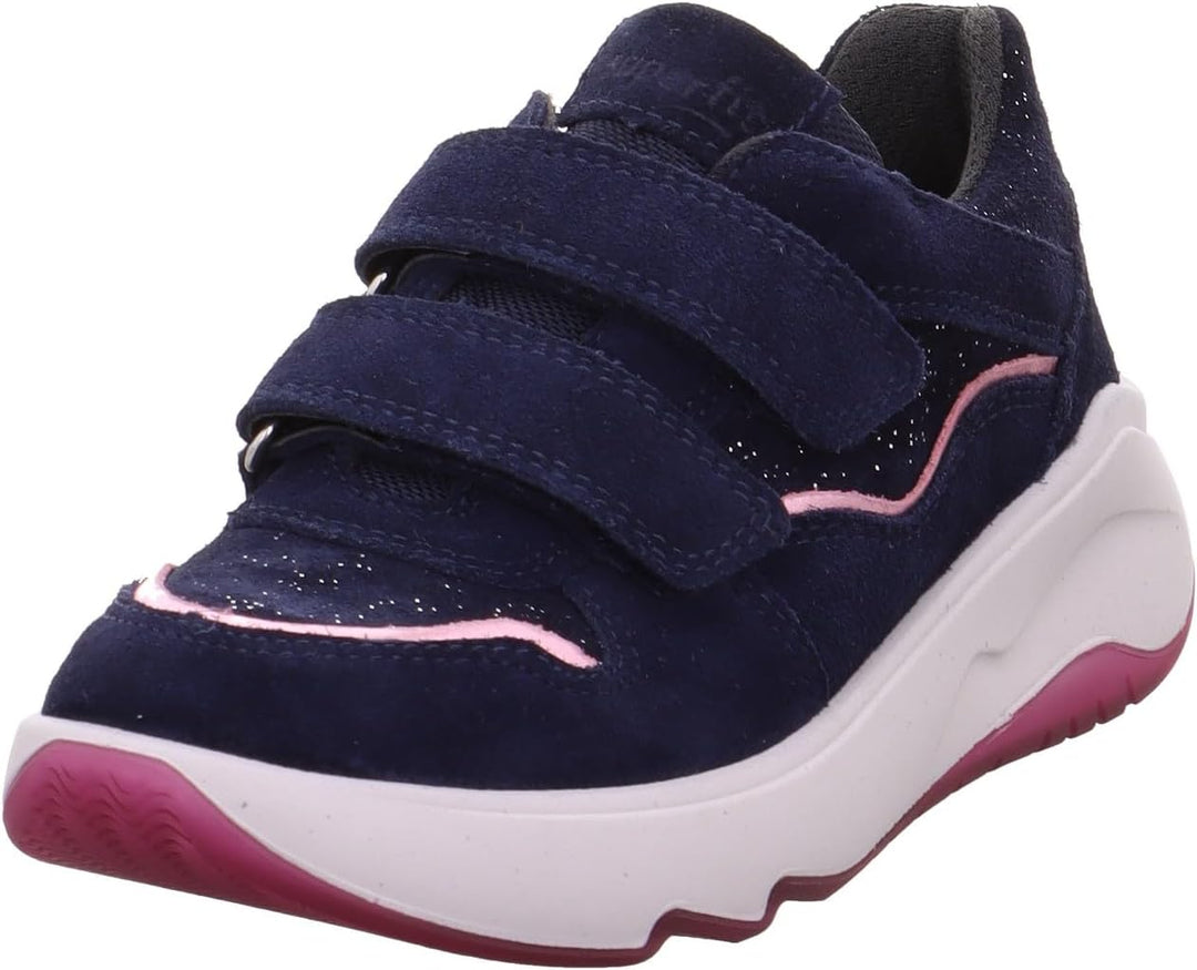 Superfit Mädchen Melody Sneaker 31 EU Blau 8000, 31 EU Blau 8000
