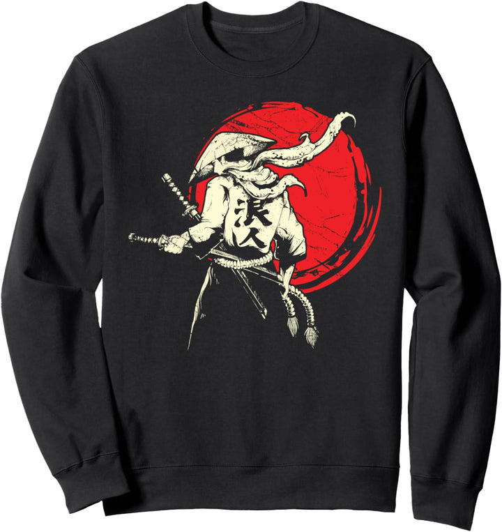Ronin Japanischer Krieger Japanische Flagge Samurai Sweatshirt