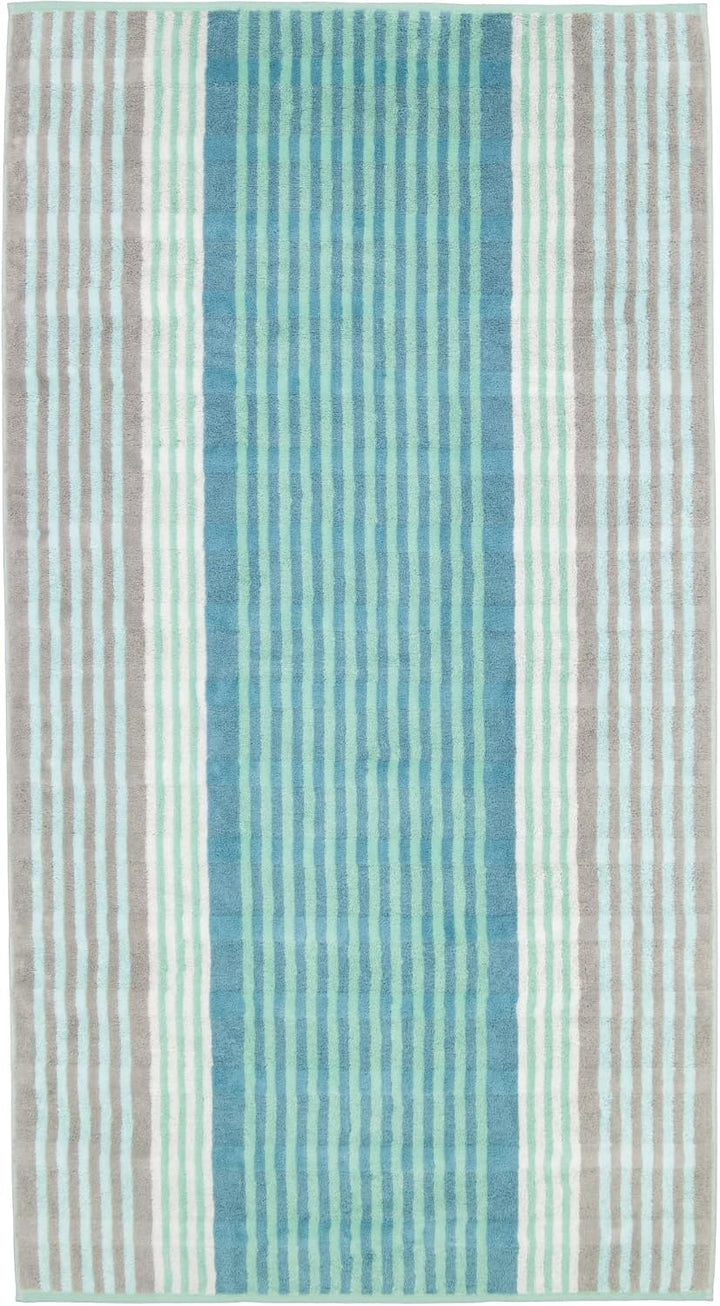 CAWÖ Home Handtücher Noblesse Harmony Streifen 1085 Jade - 47 Duschtuch 80x160 cm, Duschtuch 80x160