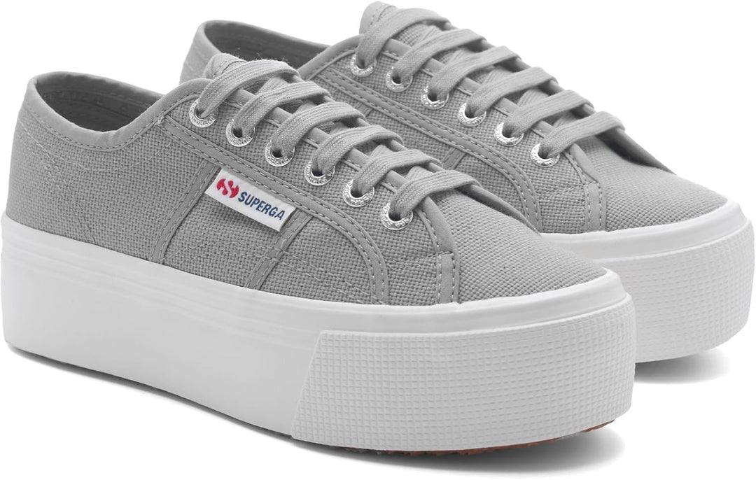 Superga Damen Acotw Linea Up and Down Sneaker 39 EU Grau, 39 EU Grau