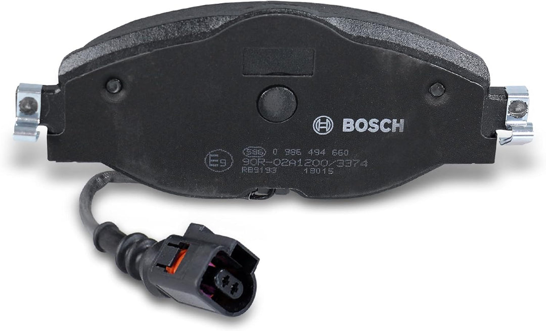 Bosch BP1505 Bremsbeläge - Vorderachse - ECE-R90 Zertifizierung - vier Bremsbeläge pro Set Einzelbet