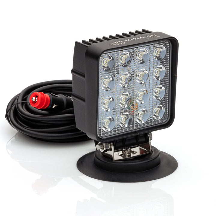 LED-MARTIN® 48W Arbeitsscheinwerfer mit Magnetfuss - 12V/24V