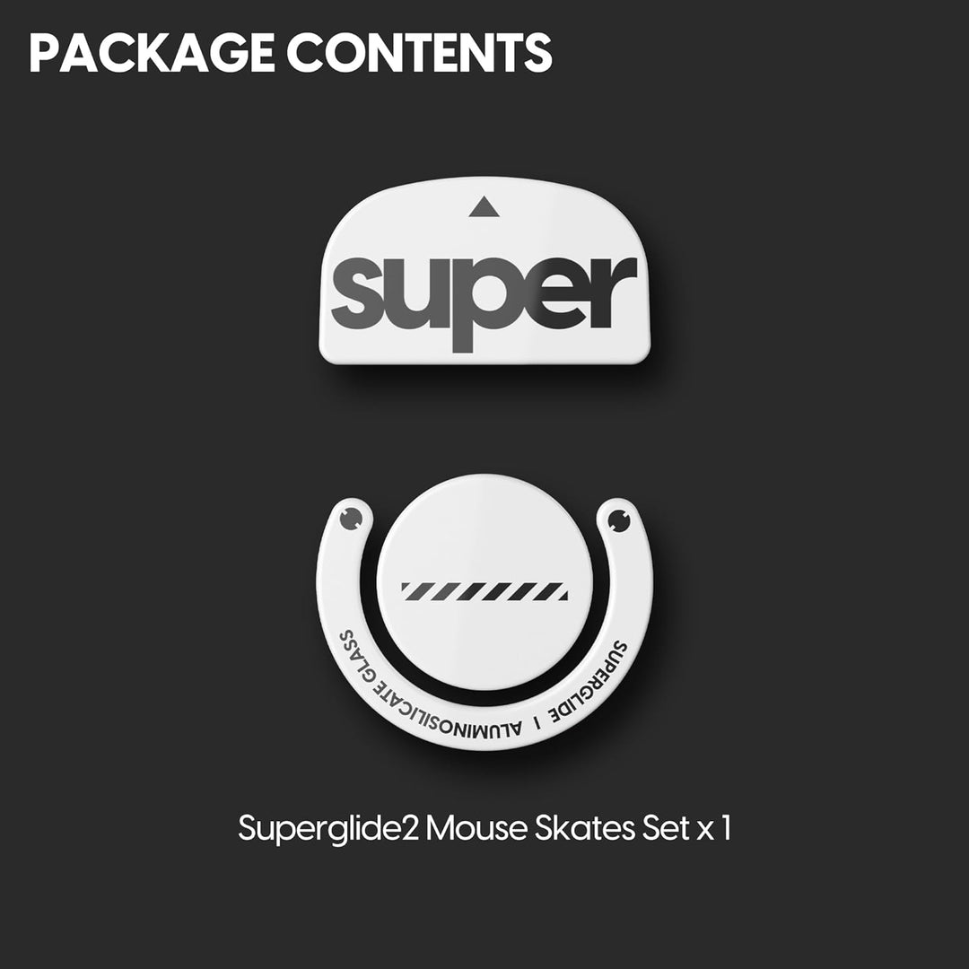 Superglide2 – Neue kontrollierbare Geschwindigkeit strukturierte Oberfläche, glatteste Mausfüsse/Sch