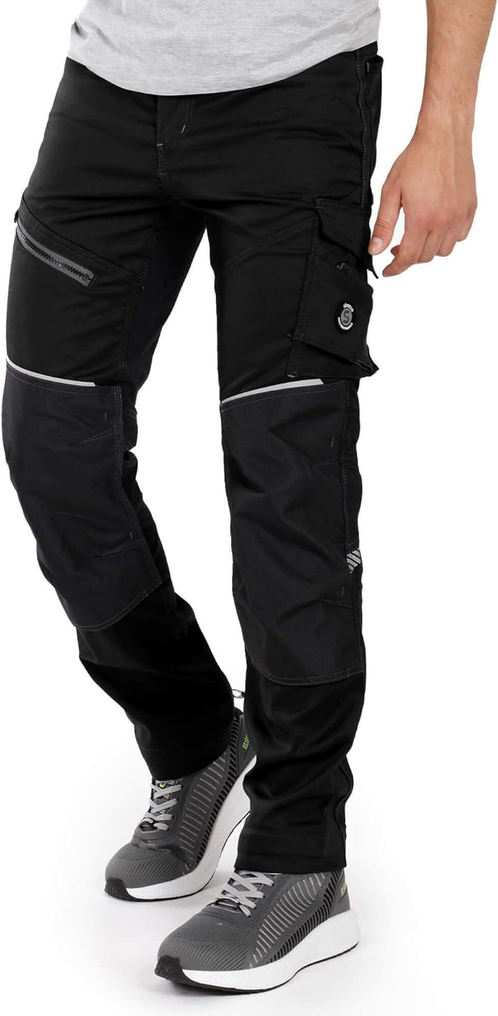Revolt 4Stretch Arbeitshosen Männer - Cargohose Herren Mit Stretch - Elastische Arbeitshosen Männer