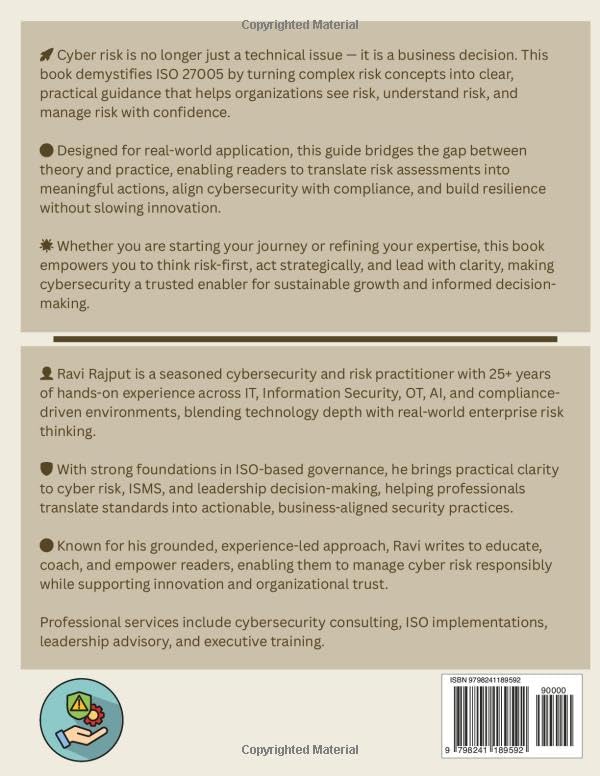 ISO 27005: The Practitioner’s Guide: Cyber Risk Assessment for Enterprises | ISO based cyber risk fr