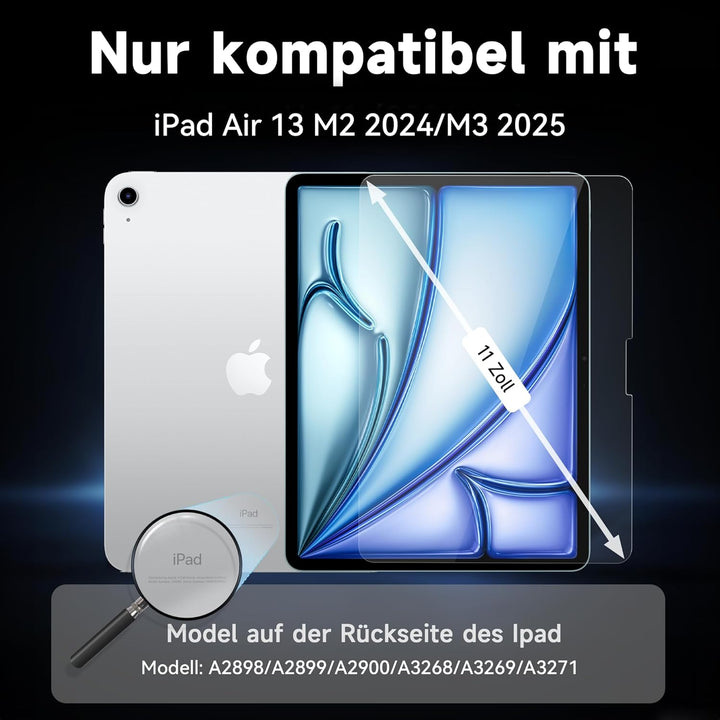 IPROKKO [2 Stück Like Paper Folie kompatibel für iPad Air 6.Generation 13 Zoll M2 2024, Matte Schutz
