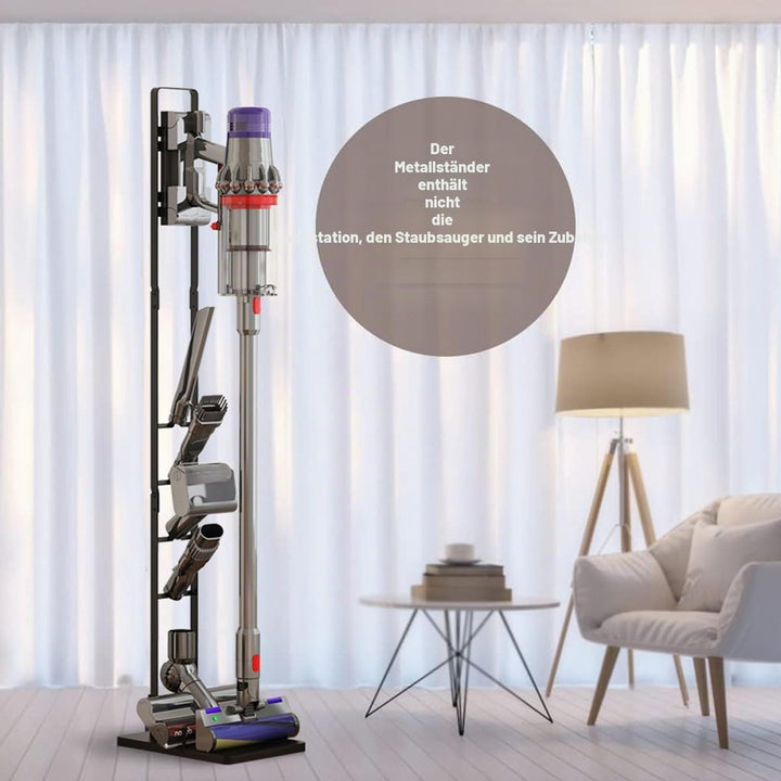 Foho Ständer Kompatibel für Dyson V15s V15 V11 V10 V8 V7 V6, Halterung, Bodenständer, Zubehörhalter