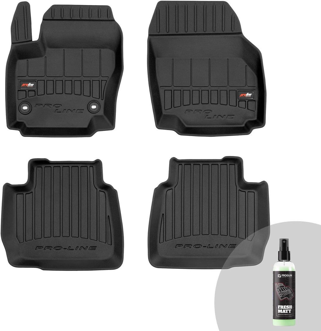 FROGUM ProLine 3D Gummimatten Exklusiven Auto Fussmatten Autofussmatten für Ford Mondeo IV 2007-2014