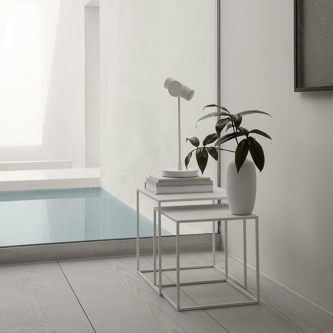 Blomus Fera Beistelltische, Stahl pulverbeschichtet, Weiss, One Size