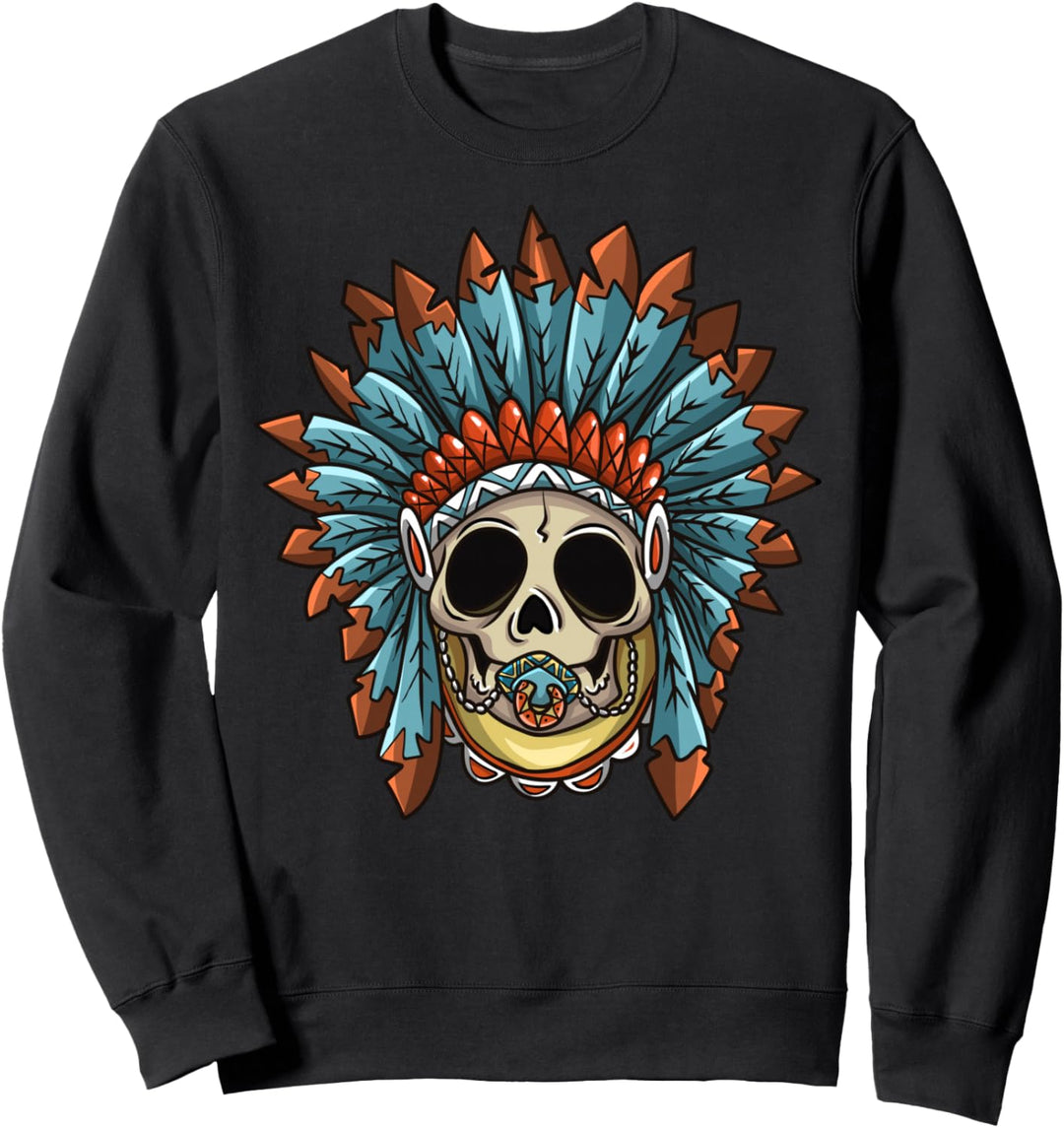 Baby Totenkopf mit Schnuller Sweatshirt