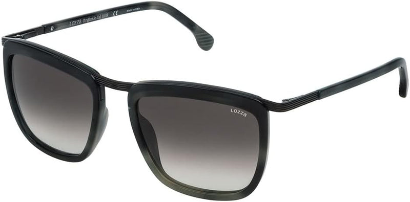 Lozza S0353762 Brille, Schwarz, 55 mm, Unisex, Erwachsene