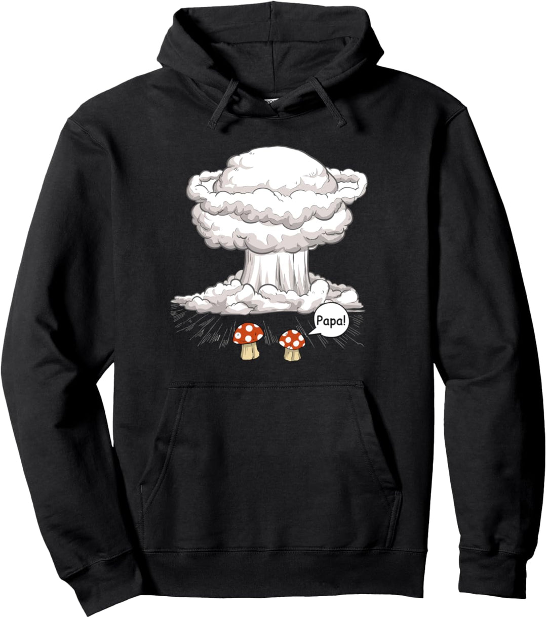 Papa Pilz Atompilz Pullover Hoodie