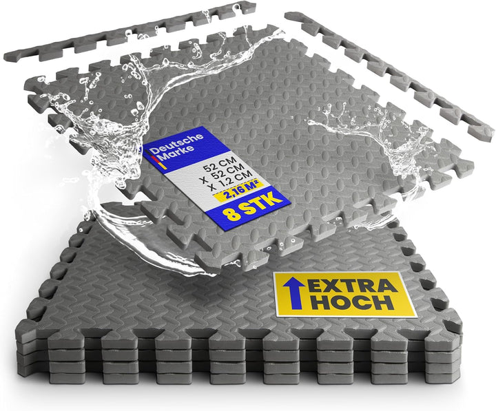 Bestlivings Pool-Bodenschutzmatte, Unterlegmatte zum Schutz ihres Pools, 8 Stück (52x52x1,2 cm) - 2,