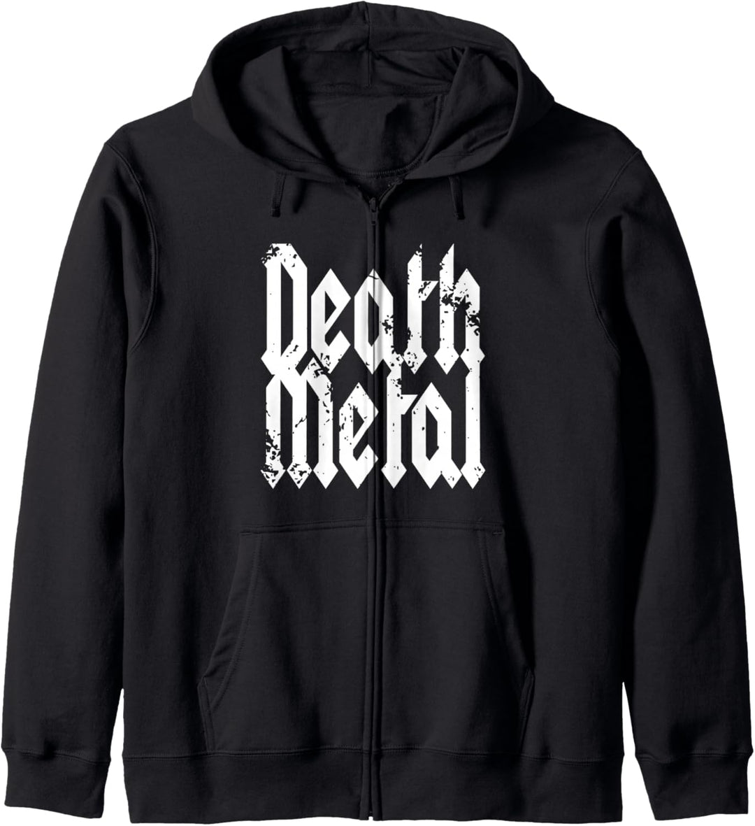Death Metal Music Schriftzug Metalhead Festival Death Metal Kapuzenjacke